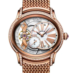 Audemars Piguet Millenary Mother of Pearl Dial Ladies 18kt Rose Gold Hand Wound Watch 77247OR.ZZ.1272OR.01