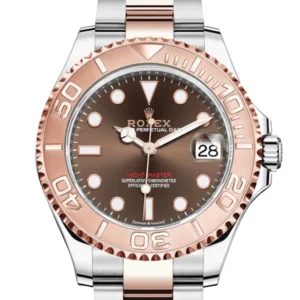 Rolex Yacht-Master 37 Chocolate Dial Automatic Men's Steel and 18K Everose Gold Oyster Watch 268621