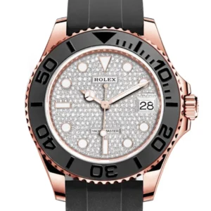 Rolex Yacht-Master 37 Diamond Set Dial Automatic 18kt Everose Gold Watch 268655