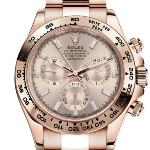 Rolex Cosmograph Daytona Rose Gold Sundust Diamond set Dial Bracelet 116505