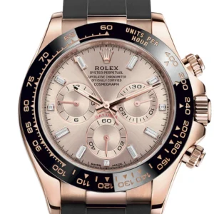 Rolex Cosmograph Daytona Rose Gold Sundust Diamond set Dial Oysterflex 116515LN