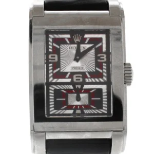 Rolex Cellini Prince 18K White Gold Men's Watch 5443/9