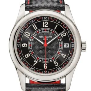 Patek Philippe Calatrava Ebony Black Dial Watch 6007G-010