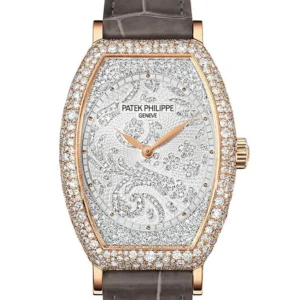 Patek Philippe Gondolo Mechanical Gold and Diamond Dial Ladies Watch 7099R-001