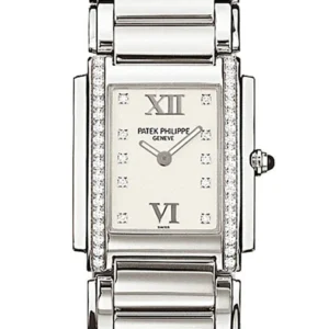 Patek Philippe Twenty-4 Ladies Steel Diamond Ladies Watch 4910/10-011