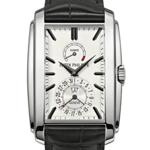 Patek Philippe Gondolo Silver White Dial 18K White Gold Men's Watch 5200G-010