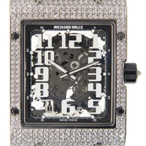 Richard Mille Automatic Winding Extra Flat White Gold Diamond RM 016 AJ WG - BRAND NEW